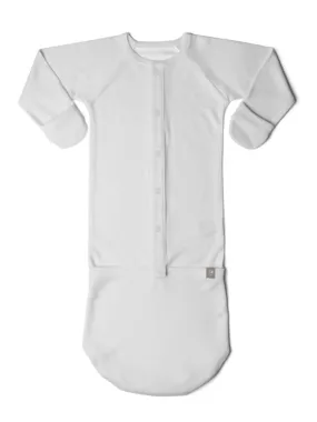 Baby Sleeping Sack / Gown - Mist Grey