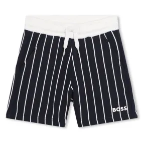 Boss Shorts Infant Striped Navy-White