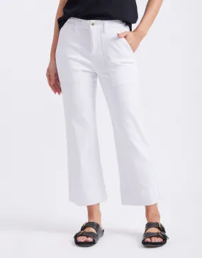 Celeste Wide Leg Jeans  - Snow White