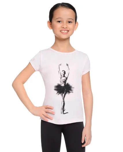 Danskin Ballerina children's tee