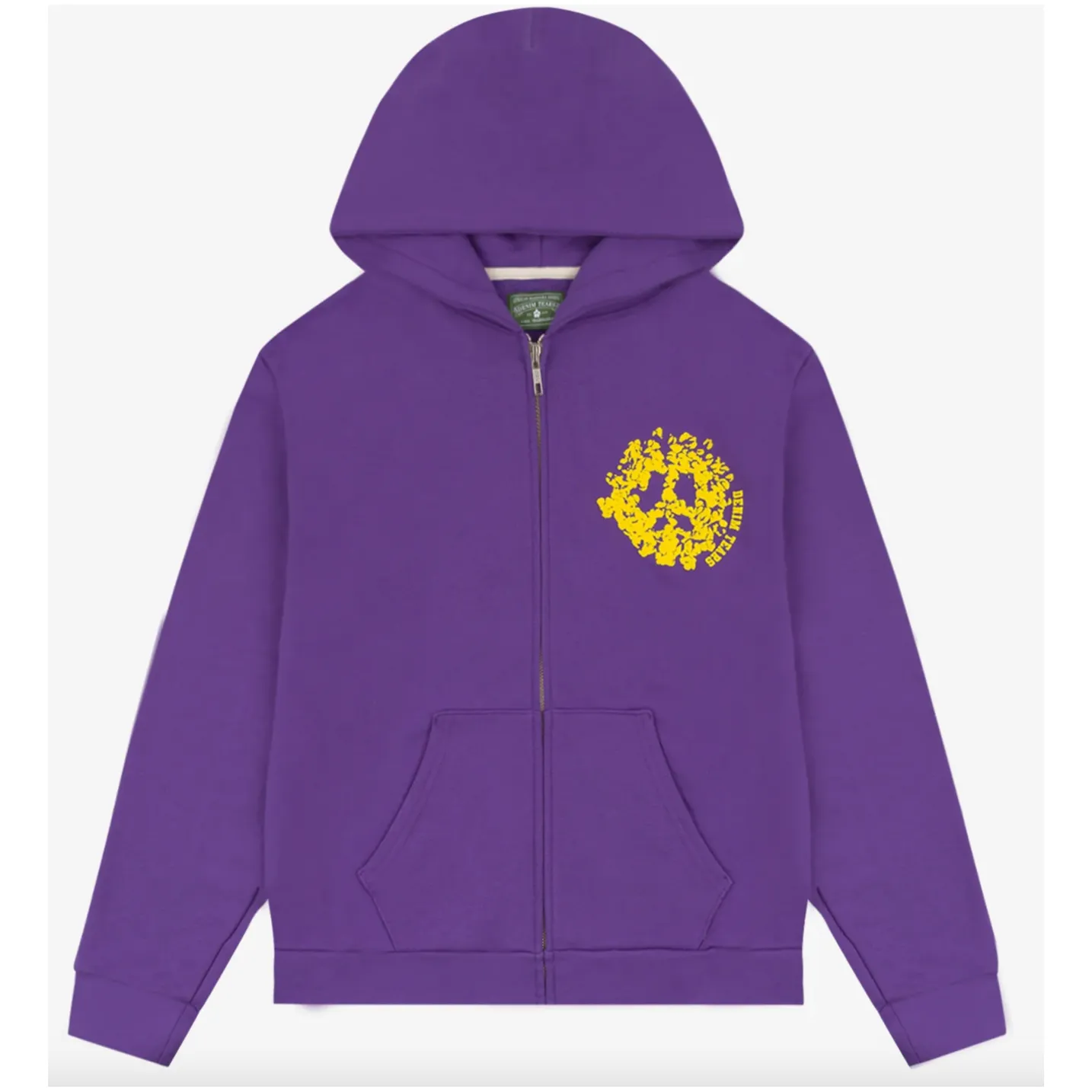 Denim Tears University Zip Hoodie Purple