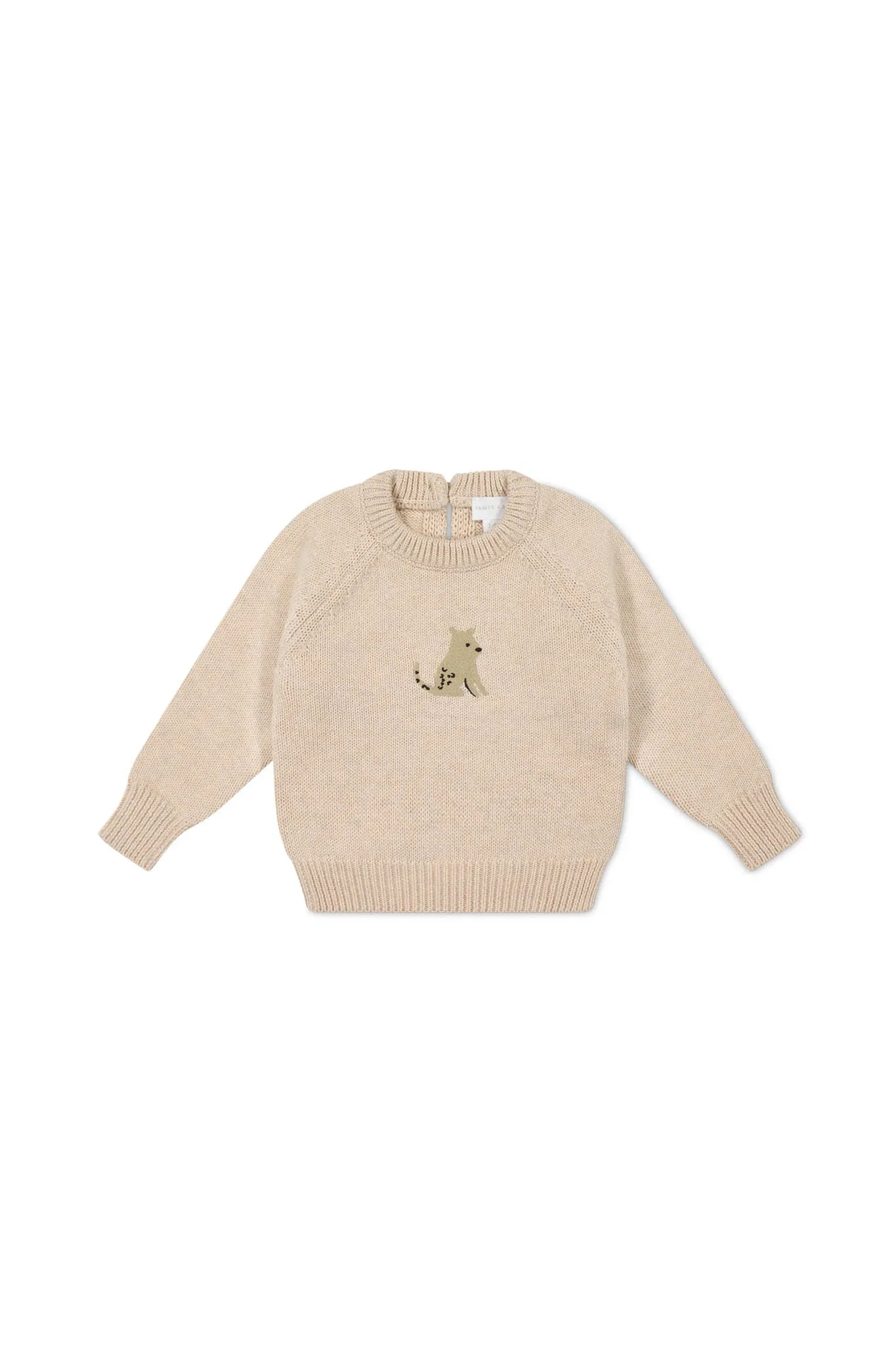 Ethan Jumper - Oatmeal Marle Leopard