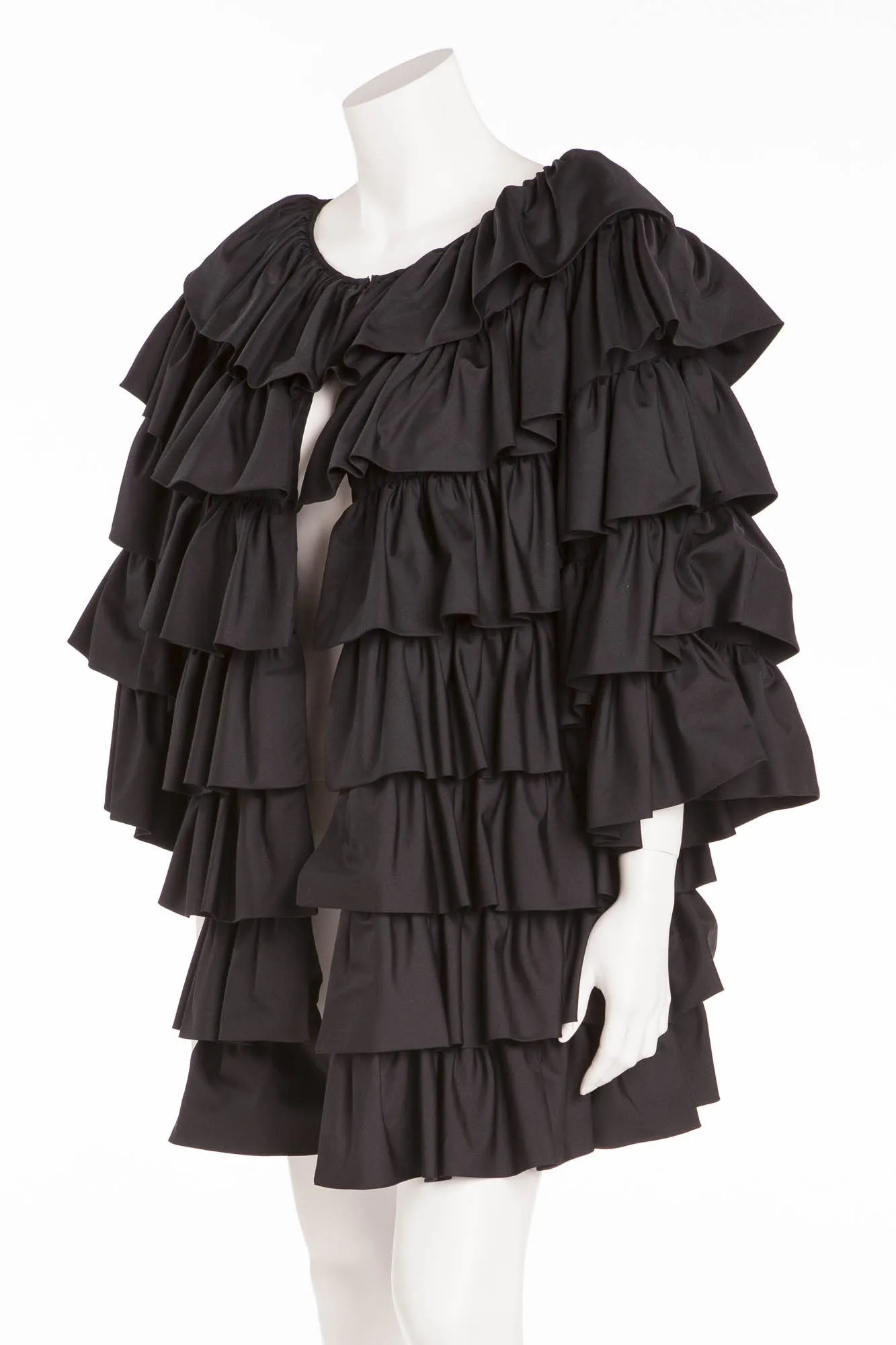 Michael Kors - Black Ruffle Jacket - M