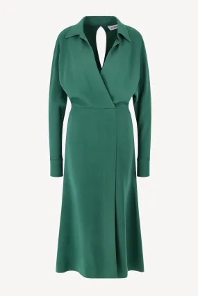 Midikleid in Emerald Green