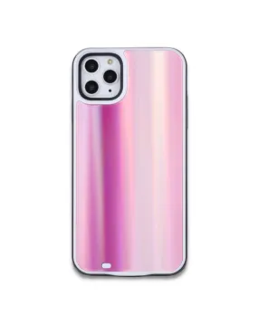 Purple Laser Holo Glass Battery Case