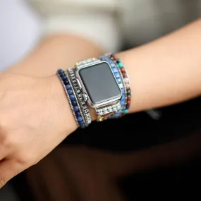 Sodalite & Agate Apple Watch Band