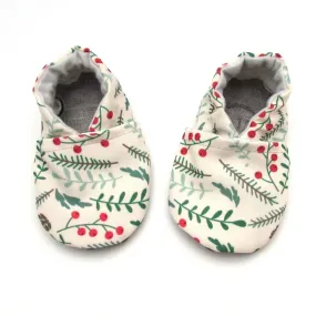 Winter Foliage Eco-Canvas Baby Shoes